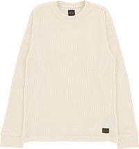 RVCA Day Shift Thermal L/S T-Shirt - off white