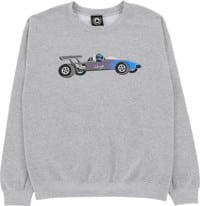 Thrasher Racecar Crew Sweatshirt - sport grey