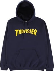 Thrasher Cover Logo Hoodie - navy