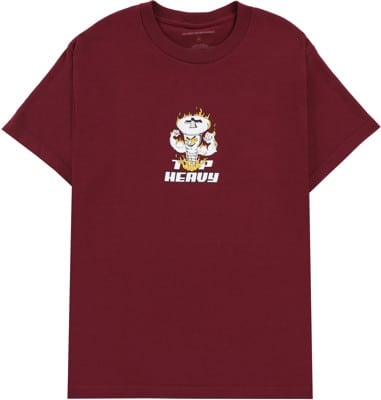 Top Heavy Entertainment Hard Wear T-Shirt - burgundy - view large