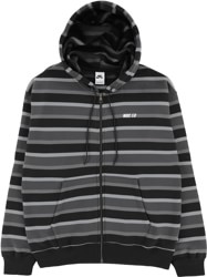 Nike SB Stripe Zip Hoodie - cool grey/anthracite