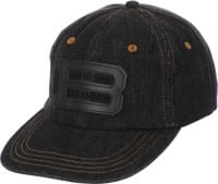 Bronze 56k XLB Denim Strapback Hat - black