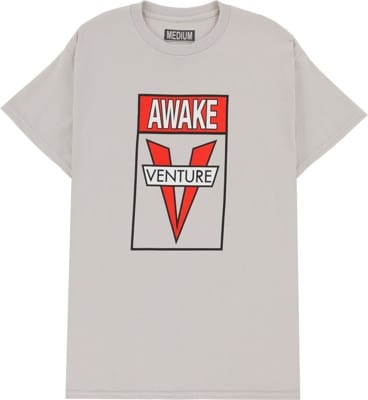 Venture Awake T-Shirt - ice grey/red/white-black - view large