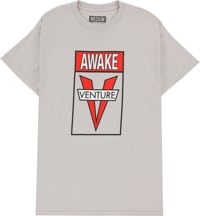 Venture Awake T-Shirt - ice grey/red/white-black