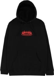 FlameTec Logo Hoodie - black/red