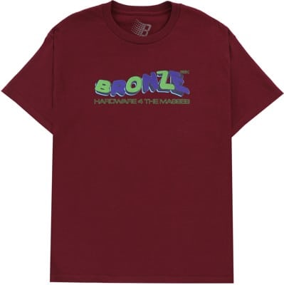 Bronze 56k Blaze T-Shirt - burgundy - view large