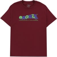 Bronze 56k Blaze T-Shirt - burgundy