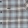 Volcom Caden Plaid Flannel Shirt - tower grey - front detail