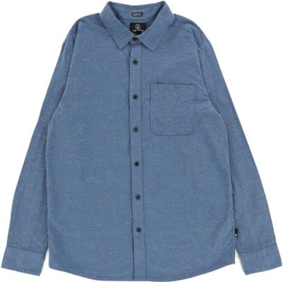 Volcom Date Knight L/S Shirt - stone blue - view large