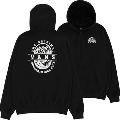 Vans Mountain High Zip Hoodie - black - view large