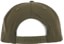 Spiral Wax Co Touring WaterProof Snapback Hat - olive - reverse