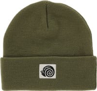 Spiral Wax Co Brain Beanie - olive