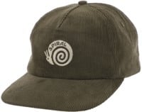 Spiral Wax Co Lounge Corduroy Hat - olive