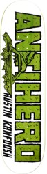 Anti-Hero Kanfoush Custom 8.55 Yinzer Shape Skateboard Deck - green