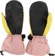 Burton Hi-Five Mitts - sulfur/powder blush/true black - palm