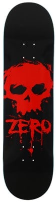 Zero Blood Skull 8.25 Skateboard Deck - red - view large