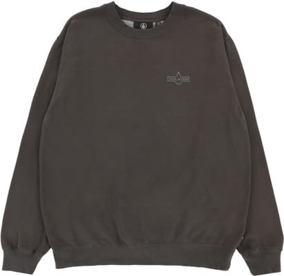 Volcom Lifer Crew Sweatshirt - asphalt black - view large