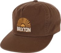 Brixton Sol Snapback Hat - brown sol wash