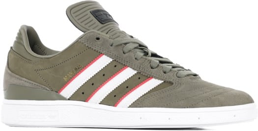 Adidas Busenitz Pro Skate Shoes - (dan mancina) olive strata/red/footwear white - view large