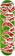 Bacon Skateboards Classic Logo 8.25 Skateboard Deck - green