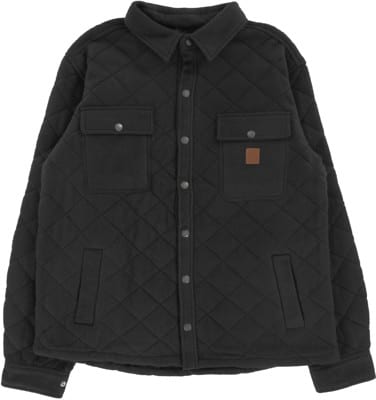 Brixton Cass Quilted Fleece Jacket - black - view large