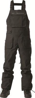 Thirtytwo Basement Bib Pants - black - view large