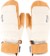 Crab Grab Women's Snuggler Mitts (Closeout) - (desiree melancon) cream and tan
