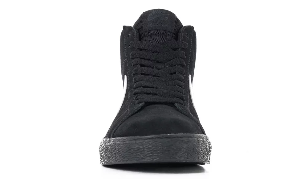 Nike SB Zoom Blazer Mid Skate Shoes - black/white-black-black