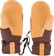 Crab Grab Women's Snuggler Mitts (Closeout) - brown contrast - palm