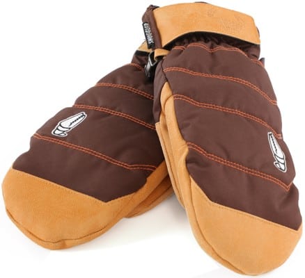 Crab Grab Women's Snuggler Mitts (Closeout) - brown contrast | Tactics