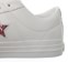 Converse One Star Pro Skate Shoes - (turnstile) white/pink/white - side