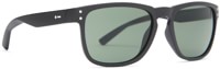 Dot Dash Bootleg Polarized Sunglasses - black satin/grey polarized lens