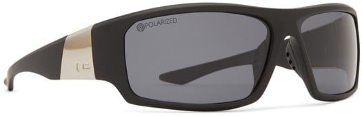 Dot Dash Destro Polarized Sunglasses - black satin/grey polarized lens - view large