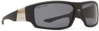 Dot Dash Destro Polarized Sunglasses - black satin/grey polarized lens