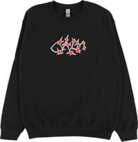 Calm Corp Self Explanitory Crew Sweatshirt - black