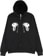 Calm Corp Trust No One Zip Hoodie - black