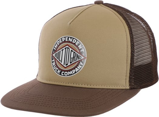 Independent BTG Summit Trucker Hat - white/tan/brown - view large