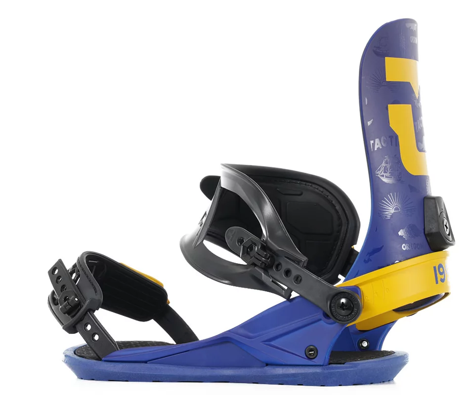 Tactics Union Strata Snowboard Bindings 2025 - navy/gold