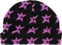 Carpet C-Star All Over Jacquard Beanie - black/purple