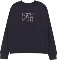 Krooked Greetings Crew Sweatshirt - classic navy