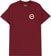 Spitfire Flying Classic T-Shirt - maroon/cream - front
