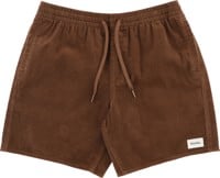 Rhythm Classic Cord Jam Shorts - chocolate