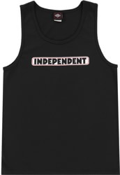 Independent Bar Logo Tank - black