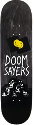 Doom Sayers Club Skull Flag 8.3 Skateboard Deck - black
