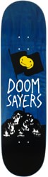 Doom Sayers Club Skull Flag 8.3 Skateboard Deck - blue