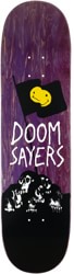 Doom Sayers Club Skull Flag 8.3 Skateboard Deck - navy