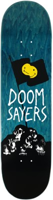 Doom Sayers Club Skull Flag 8.3 Skateboard Deck - teal - view large
