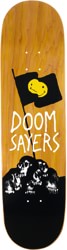 Doom Sayers Club Skull Flag 8.3 Skateboard Deck - yellow