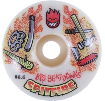 Spitfire Big Beatdowns Formula Four 66.6mm 99a White Classic