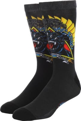 Santa Cruz Natas Screaming Panther Sock - black - view large